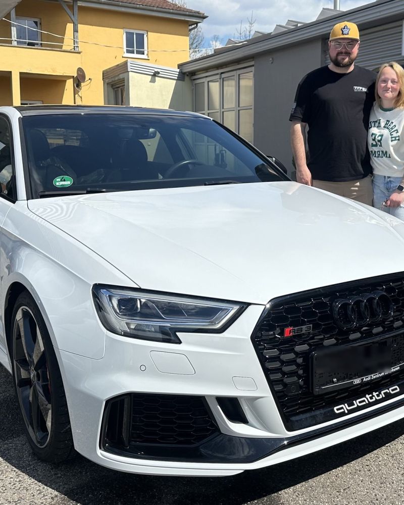 Ausgeliefertes Fahrzeug: Audi RS 3 Sportback